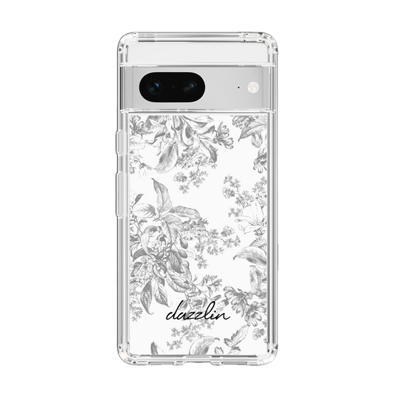 Slim Protection Case［ dazzlin - ToneFlower - Gray ］
