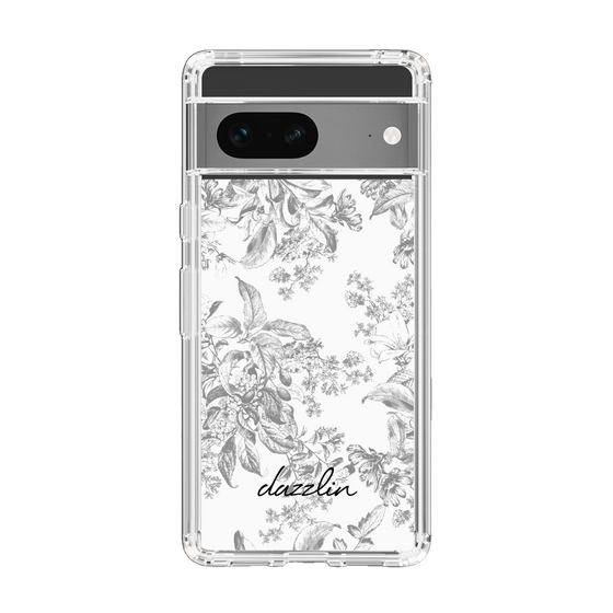Slim Protection Case［ dazzlin - ToneFlower - Gray ］