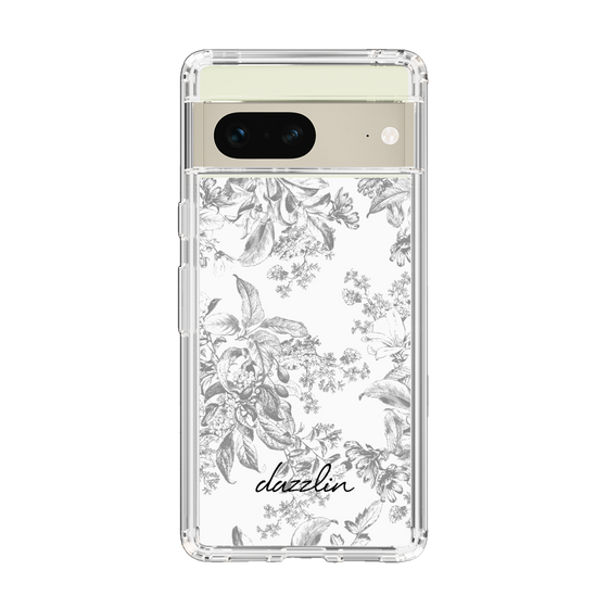 Slim Protection Case［ dazzlin - ToneFlower - Gray ］