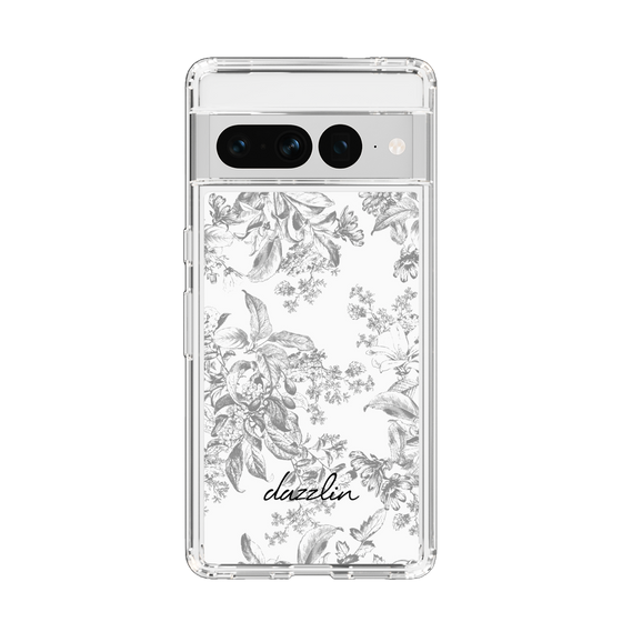 Slim Protection Case［ dazzlin - ToneFlower - Gray ］