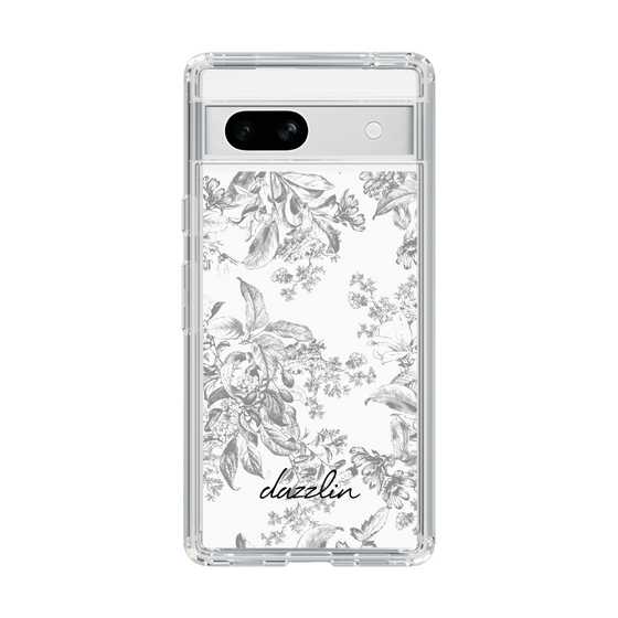 Slim Protection Case［ dazzlin - ToneFlower - Gray ］