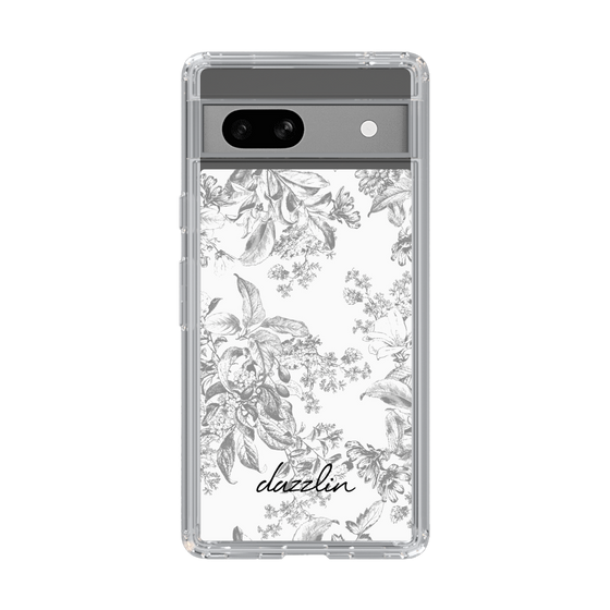 Slim Protection Case［ dazzlin - ToneFlower - Gray ］