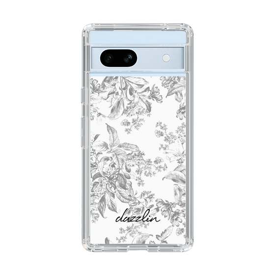 Slim Protection Case［ dazzlin - ToneFlower - Gray ］