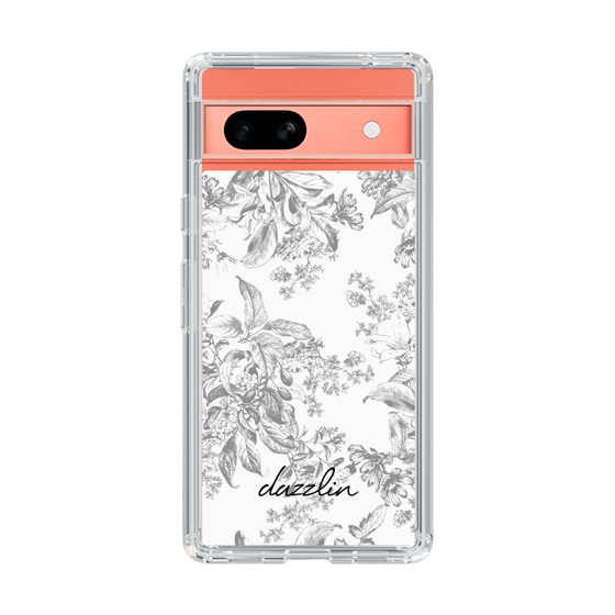 Slim Protection Case［ dazzlin - ToneFlower - Gray ］