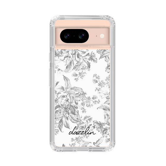 Slim Protection Case［ dazzlin - ToneFlower - Gray ］