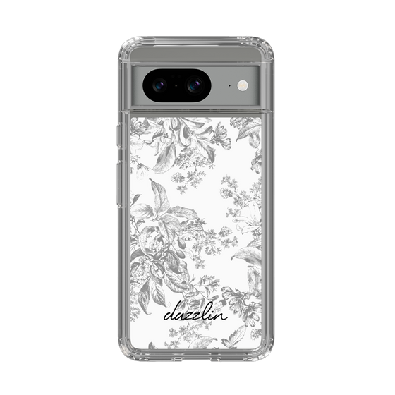 Slim Protection Case［ dazzlin - ToneFlower - Gray ］