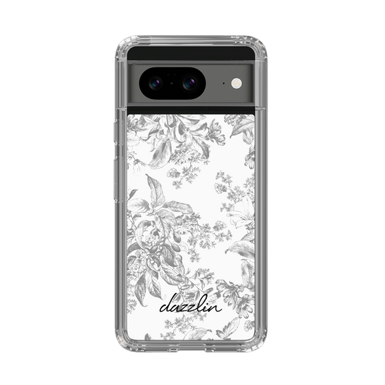 Slim Protection Case［ dazzlin - ToneFlower - Gray ］