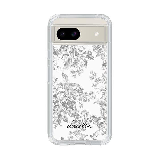 Slim Protection Case［ dazzlin - ToneFlower - Gray ］