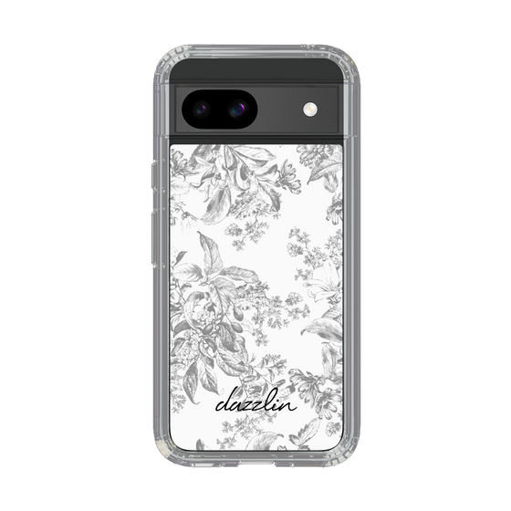 Slim Protection Case［ dazzlin - ToneFlower - Gray ］