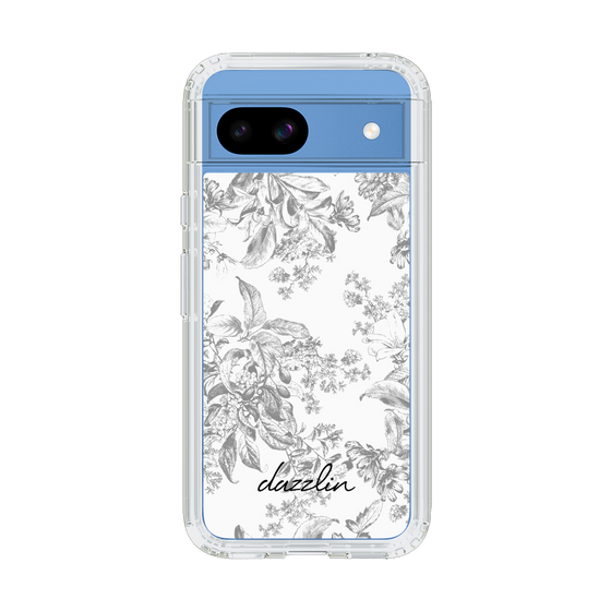 Slim Protection Case［ dazzlin - ToneFlower - Gray ］