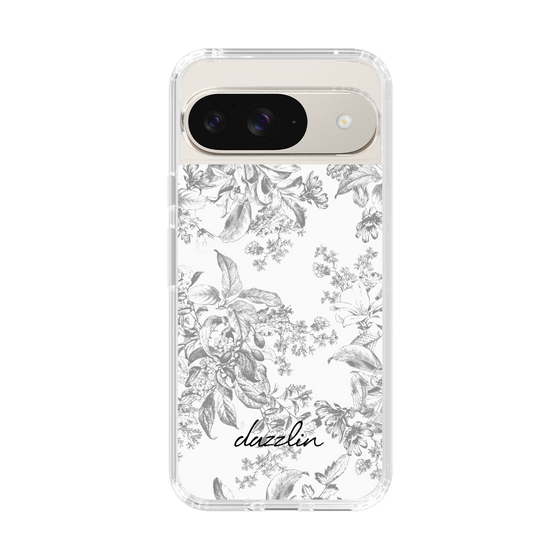 Slim Protection Case［ dazzlin - ToneFlower - Gray ］