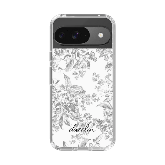 Slim Protection Case［ dazzlin - ToneFlower - Gray ］