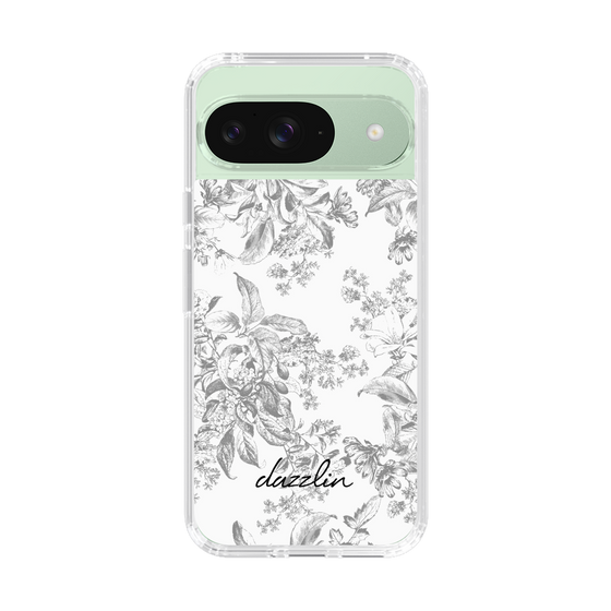 Slim Protection Case［ dazzlin - ToneFlower - Gray ］
