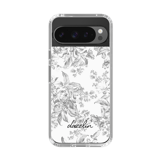 Slim Protection Case［ dazzlin - ToneFlower - Gray ］
