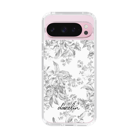 Slim Protection Case［ dazzlin - ToneFlower - Gray ］