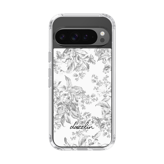 Slim Protection Case［ dazzlin - ToneFlower - Gray ］