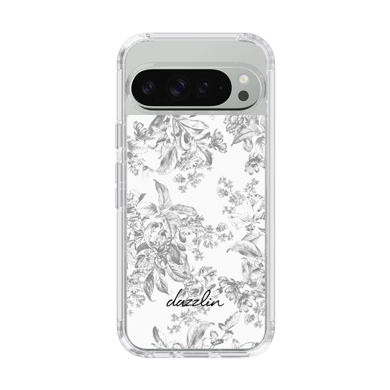Slim Protection Case［ dazzlin - ToneFlower - Gray ］