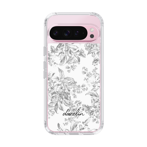 Slim Protection Case［ dazzlin - ToneFlower - Gray ］