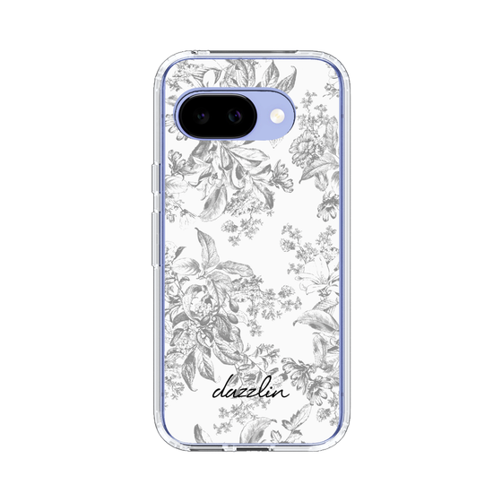 Slim Protection Case［ dazzlin - ToneFlower - Gray ］