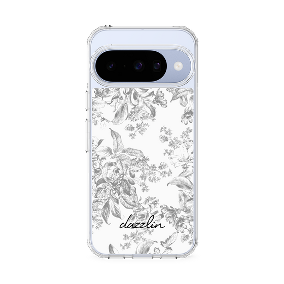 Slim Protection Case［ dazzlin - ToneFlower - Gray ］