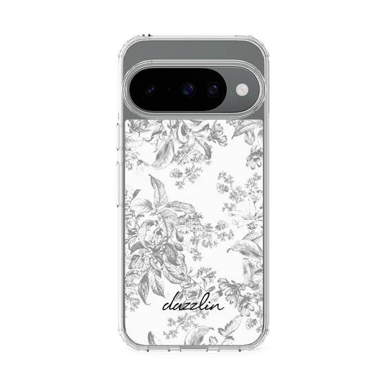 Slim Protection Case［ dazzlin - ToneFlower - Gray ］
