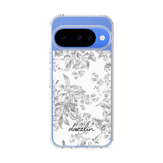 Slim Protection Case［ dazzlin - ToneFlower - Gray ］