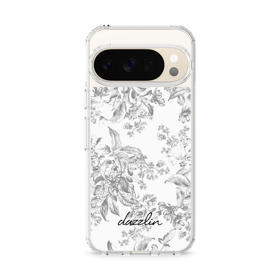 Slim Protection Case［ dazzlin - ToneFlower - Gray ］