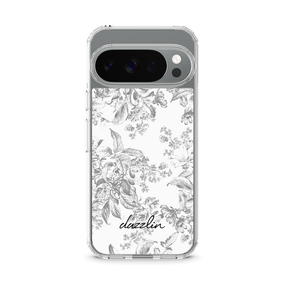 Slim Protection Case［ dazzlin - ToneFlower - Gray ］