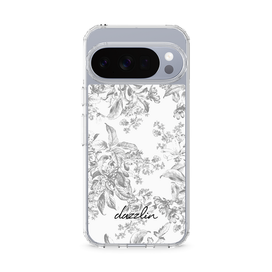 Slim Protection Case［ dazzlin - ToneFlower - Gray ］