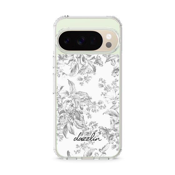 Slim Protection Case［ dazzlin - ToneFlower - Gray ］