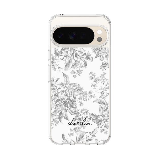 Slim Protection Case［ dazzlin - ToneFlower - Gray ］