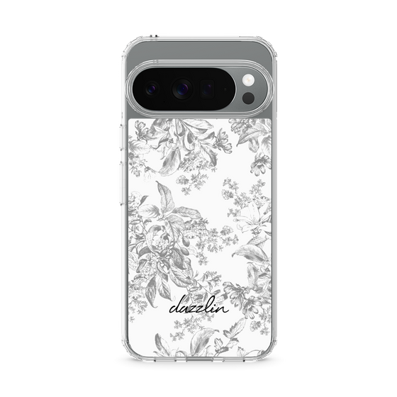 Slim Protection Case［ dazzlin - ToneFlower - Gray ］