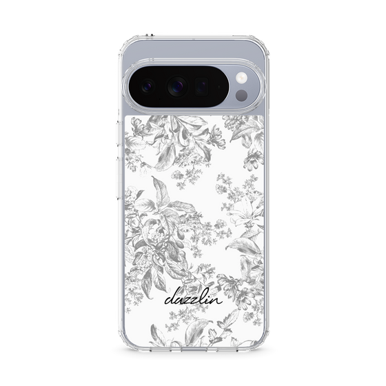 Slim Protection Case［ dazzlin - ToneFlower - Gray ］