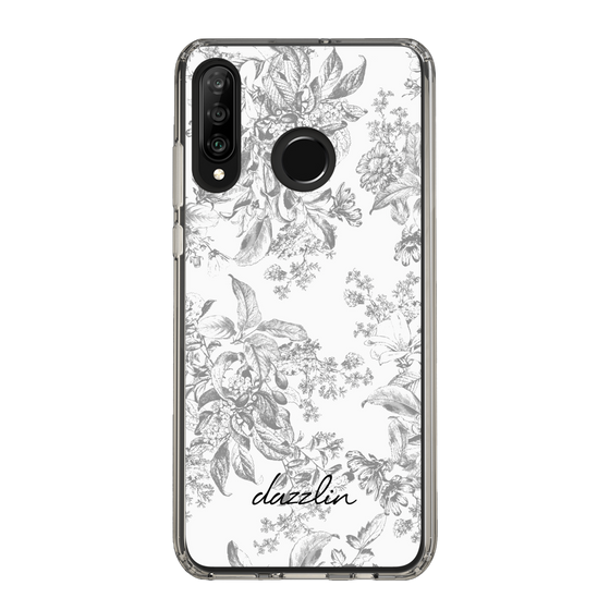Slim Protection Case［ dazzlin - ToneFlower - Gray ］