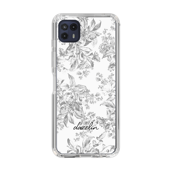 Slim Protection Case［ dazzlin - ToneFlower - Gray ］