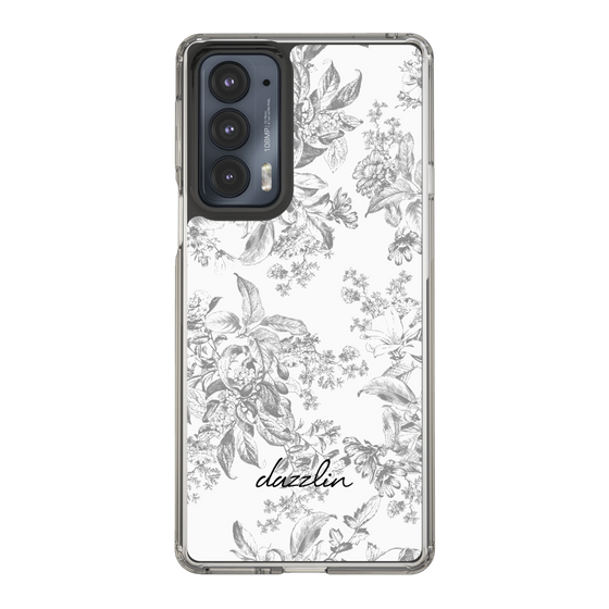 Slim Protection Case［ dazzlin - ToneFlower - Gray ］