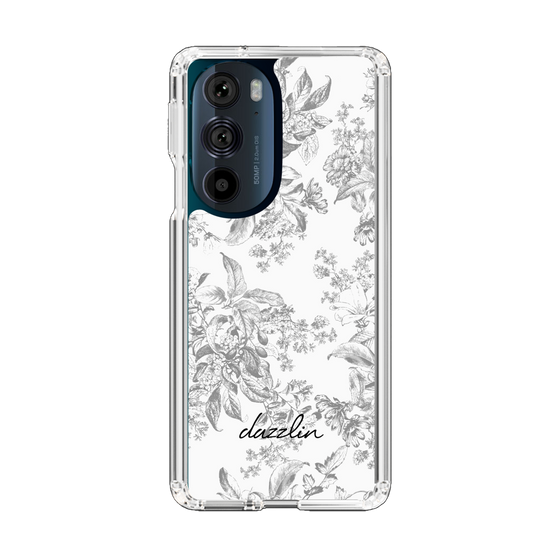Slim Protection Case［ dazzlin - ToneFlower - Gray ］