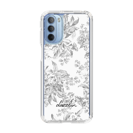 Slim Protection Case［ dazzlin - ToneFlower - Gray ］