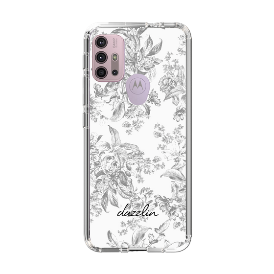 Slim Protection Case［ dazzlin - ToneFlower - Gray ］