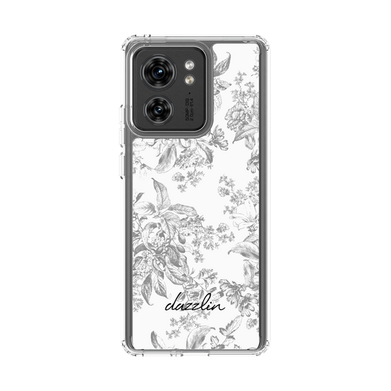 Slim Protection Case［ dazzlin - ToneFlower - Gray ］