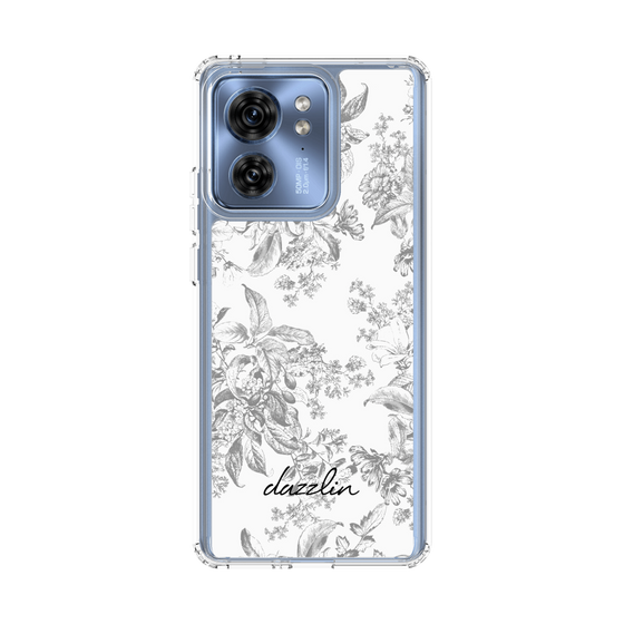 Slim Protection Case［ dazzlin - ToneFlower - Gray ］