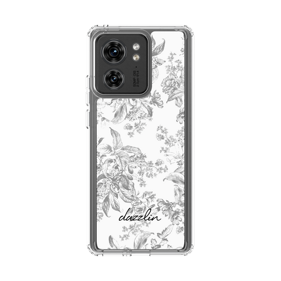 Slim Protection Case［ dazzlin - ToneFlower - Gray ］