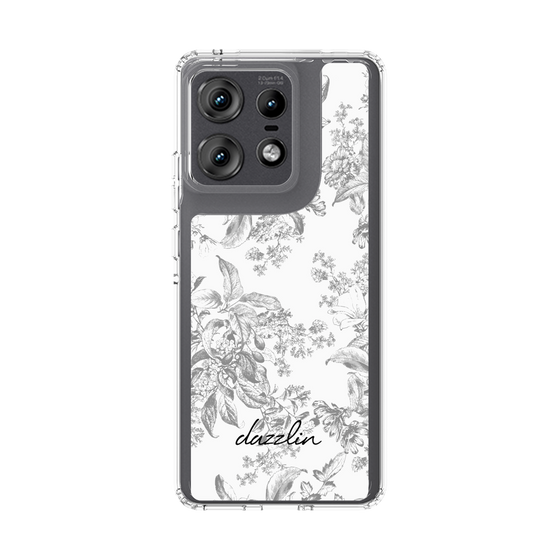 Slim Protection Case［ dazzlin - ToneFlower - Gray ］