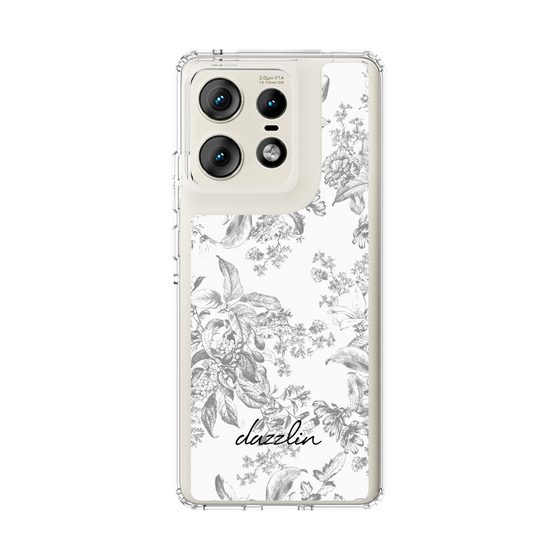 Slim Protection Case［ dazzlin - ToneFlower - Gray ］
