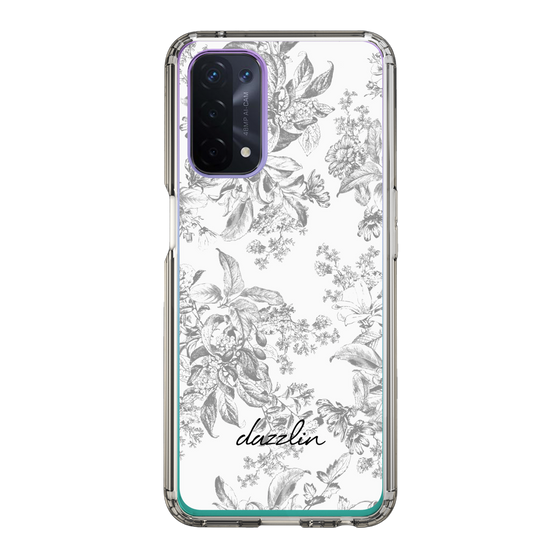 Slim Protection Case［ dazzlin - ToneFlower - Gray ］
