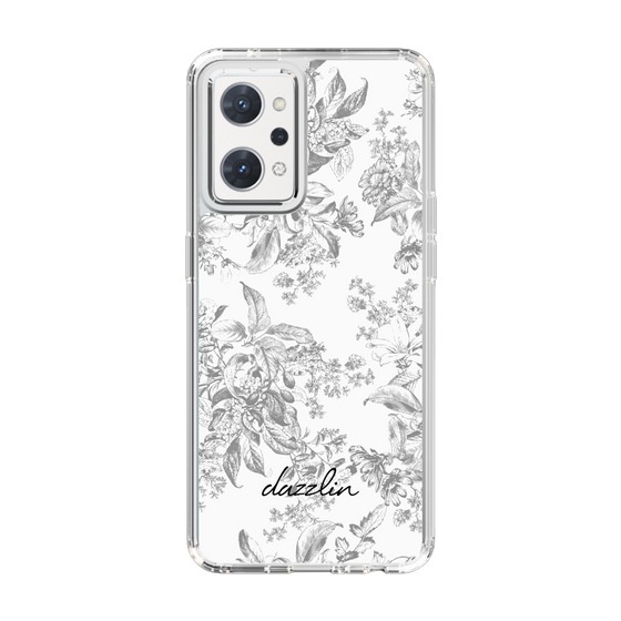 Slim Protection Case［ dazzlin - ToneFlower - Gray ］