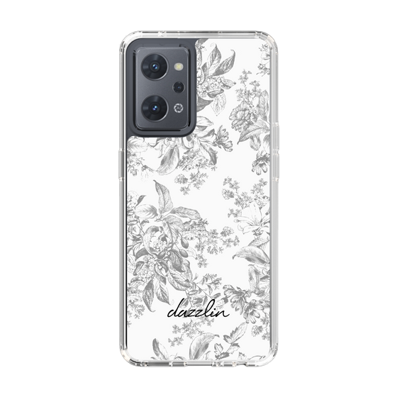Slim Protection Case［ dazzlin - ToneFlower - Gray ］