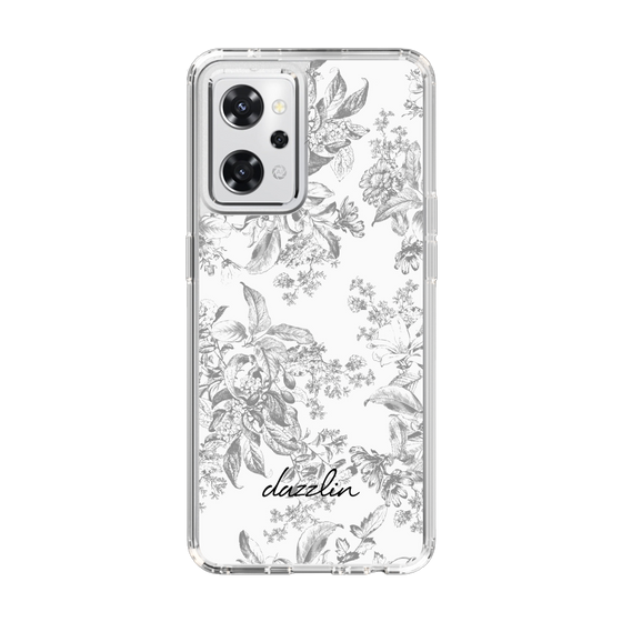 Slim Protection Case［ dazzlin - ToneFlower - Gray ］