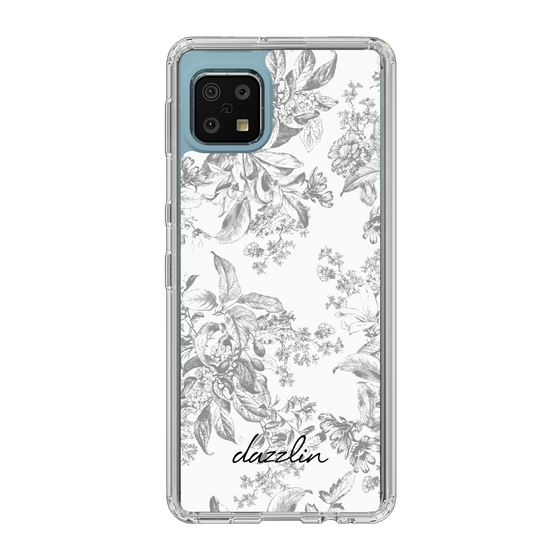 Slim Protection Case［ dazzlin - ToneFlower - Gray ］
