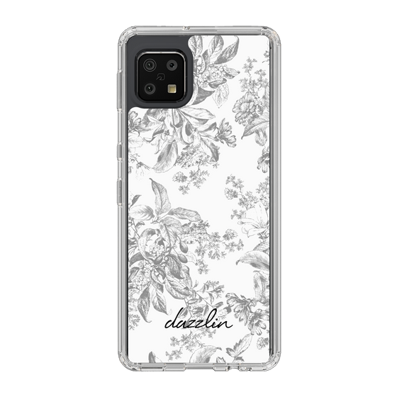 Slim Protection Case［ dazzlin - ToneFlower - Gray ］